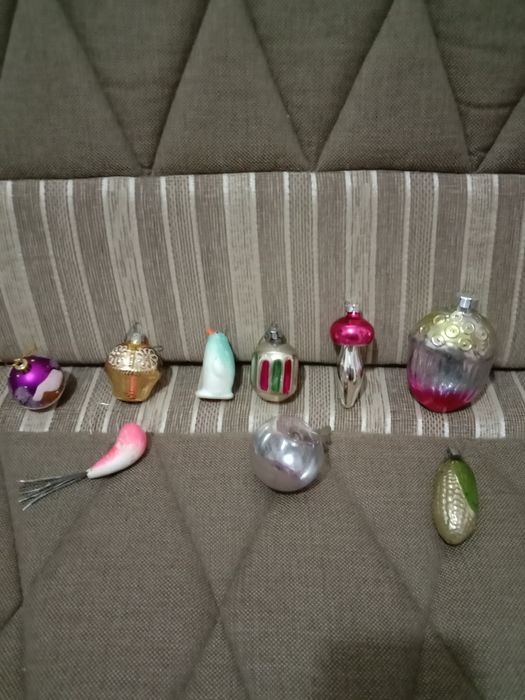 Ёлочные игрушки времён СССР