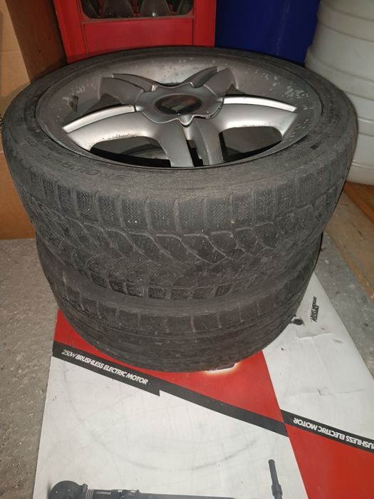 Set Jante Aliaj R17 + Anvelope Vară 225/45 R17 – Stare Foarte Bună