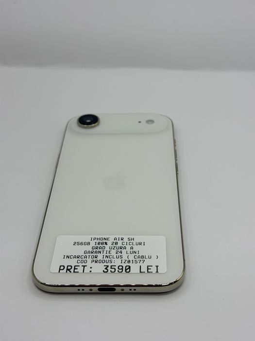 Iphone 17 Air 256GB 100% Auriu Garantie Rate BuyBack - zonemag.ro