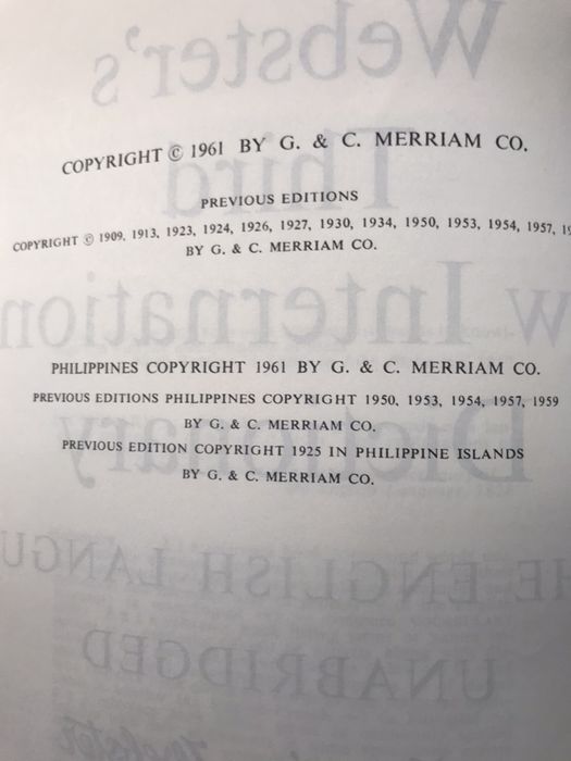 DEX-ul limbii engleze - Webster's Third New International Dictionary