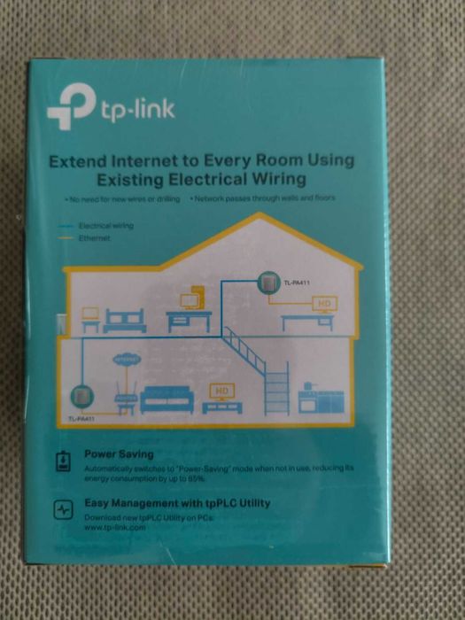 НОВ Powerline Adapter TP‑Link TL‑PA411 KIT