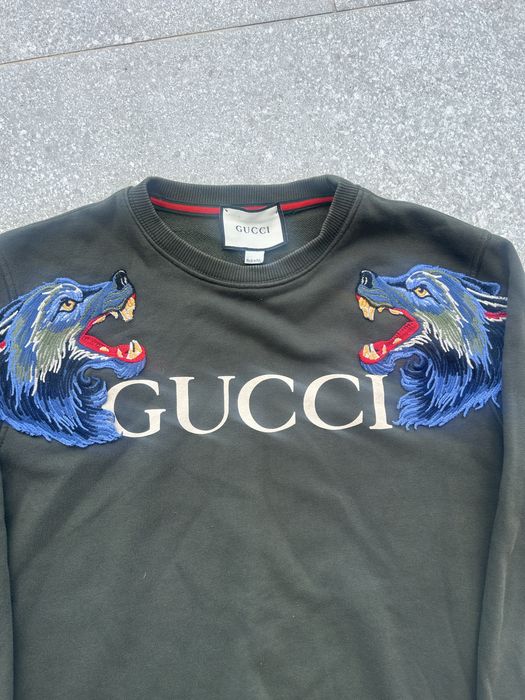 Bluza gucci cu lupi de barbati