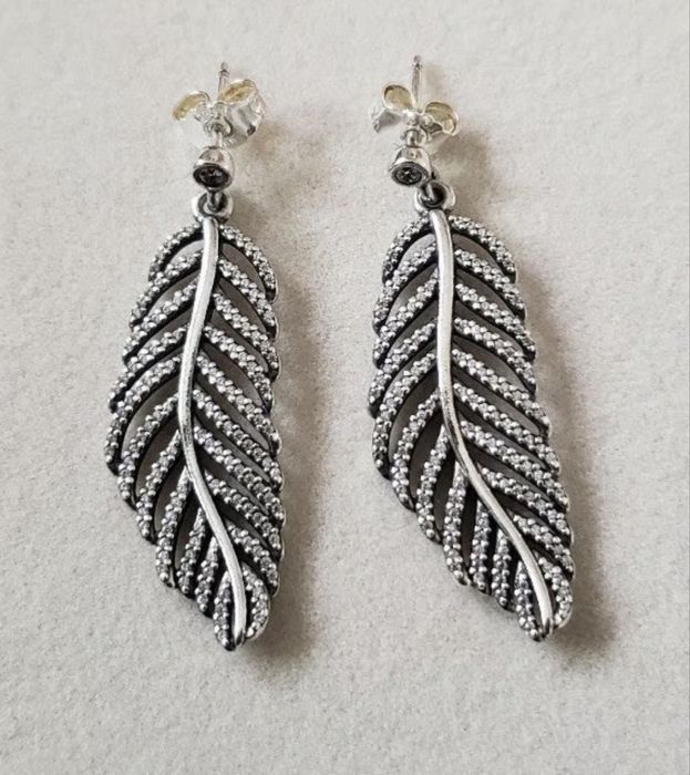 Обеци Pandora с цирконии