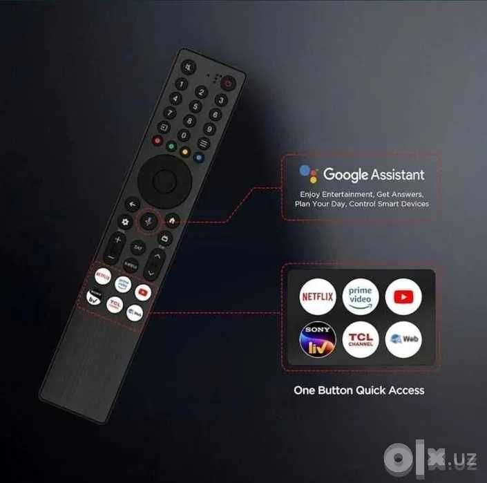 телевизор TCL 85 4K UHD  Smart TV, гарантия, доставка бесплатно