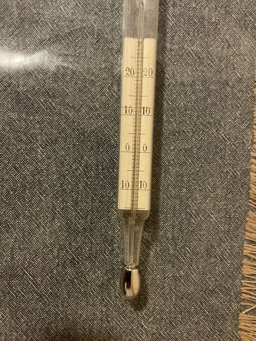 Alcoolmetru  cu termometru scala 0-100 grade