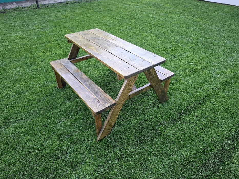 Masă cu băncuțe pt copii, măsuță copii, masa gradină