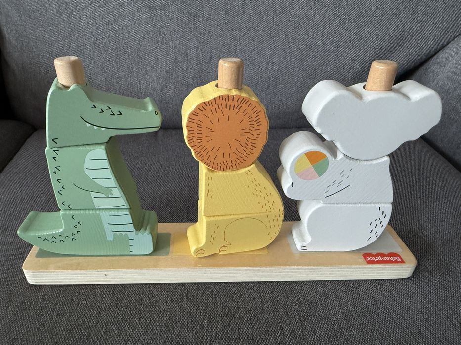 Дървена игра за нанизване Fisher Price