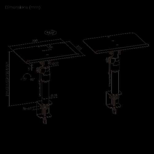Настольная стойка для Колонок LUMI BS-77C Brateck 1.4