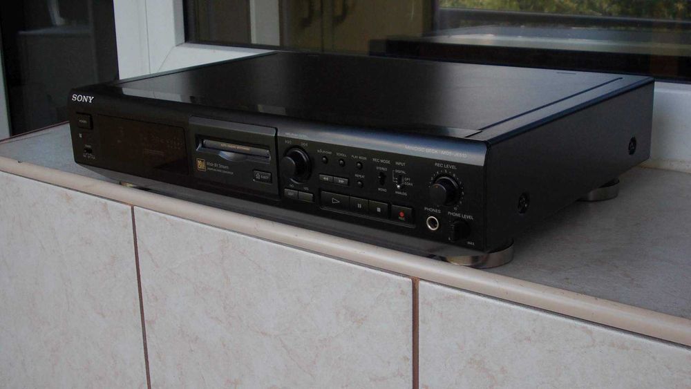 Minidisc SONY Mds-Je510,mini disc player + recorder,telecomanda,JAPAN