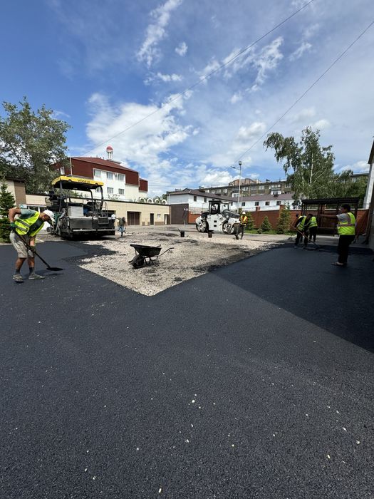 Асфальтирование Асфальт Укладка асфальта