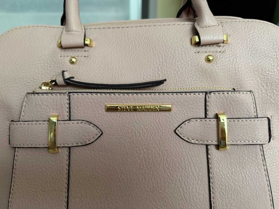 Дамска чанта Steve Madden в цвят розов руж