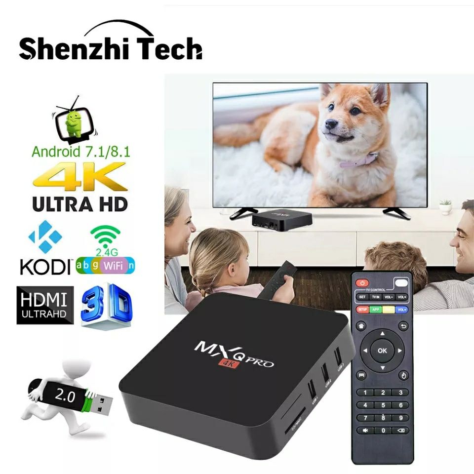 Tv box MXQ смарт приставка на Андроиде для телевизора ТВ бокс каналы ...