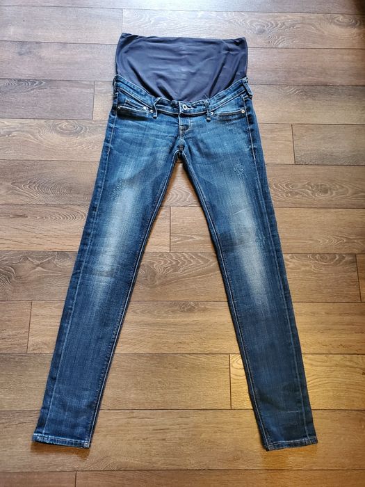 Страхотна червена лятна рокля и дънки за бременни H & M