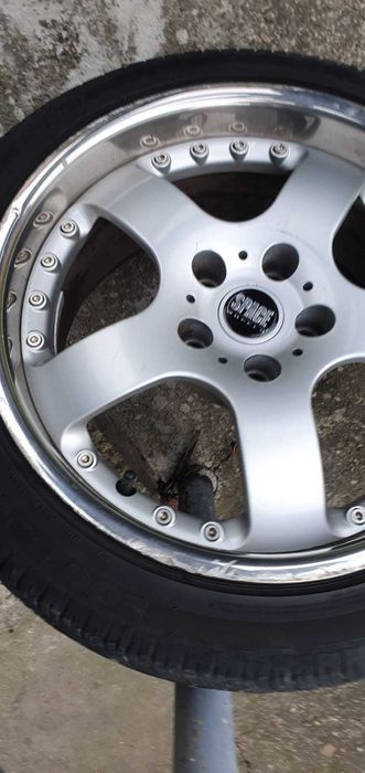 Set Roti complete jante Aluminiu VAG 5x112 + anvelope vara 225/45/R17