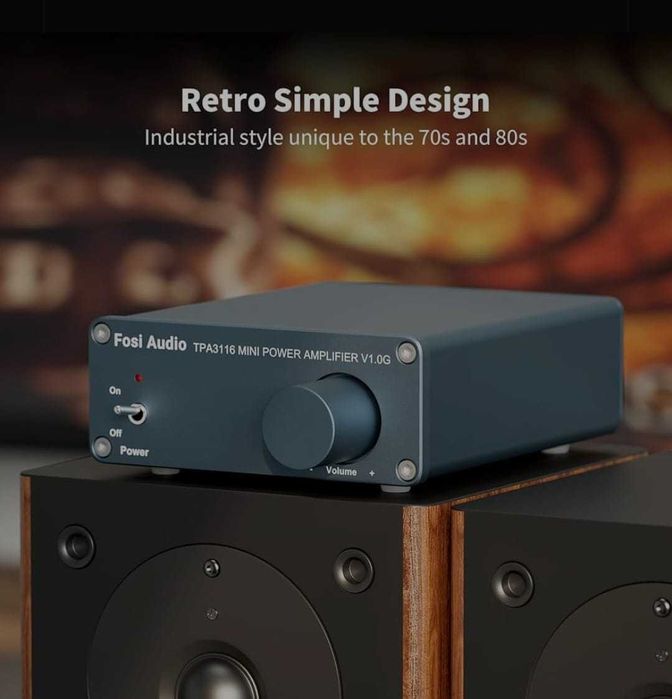 Мини-усилитель звука Fosi Audio V1.0G.