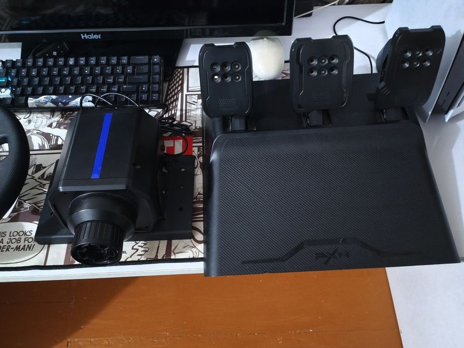 Игровой руль PXN V99 + адаптер для PS5