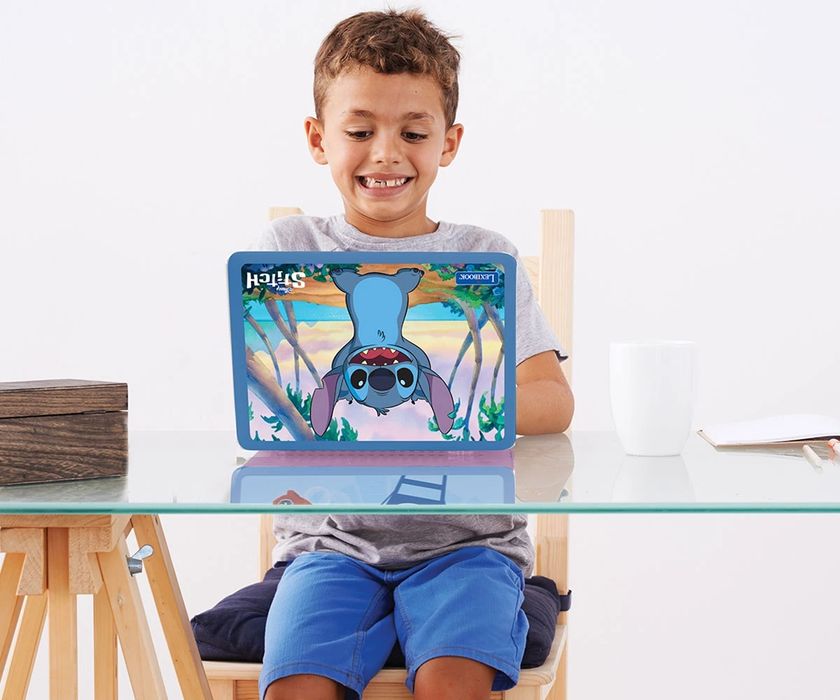 Образователен двуезичен лаптоп Lexibook, Стич