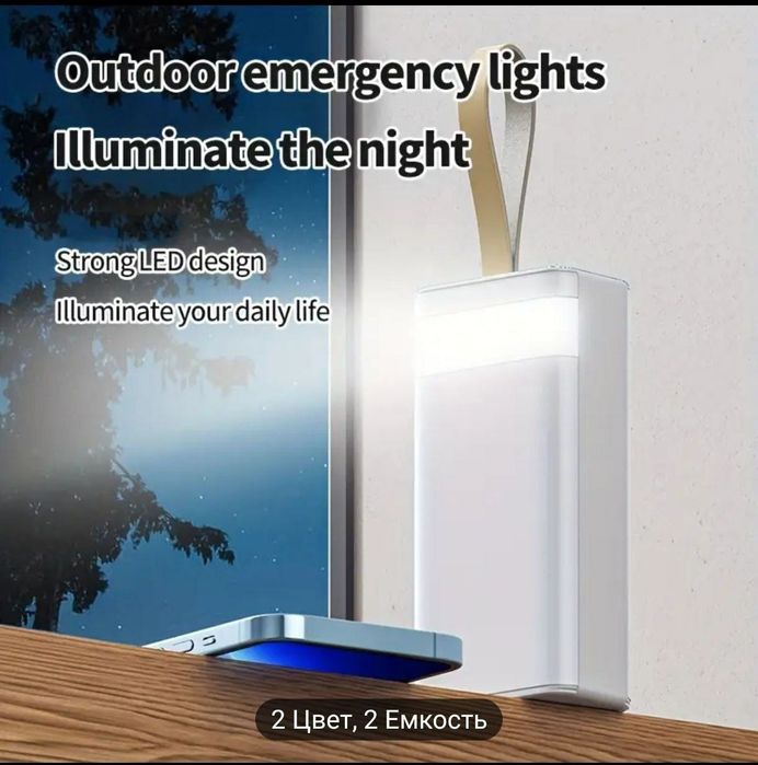 Солнечный Пауэрбанк 50000 mAh