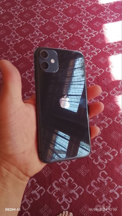 iPhone 11 128GB Black — Ideal, 100% Radnoy (Karobka bor)