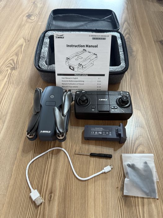 Дрон X-IDRONE15 с 4K и 720P камера, 5G WiFi и корпус