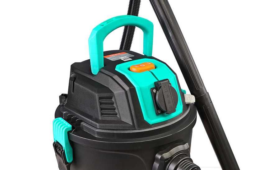 Промышленный пылесос 20л. 1400Вт.Синхр.Самоочистка.Защита.Шл2,5Каб4,5