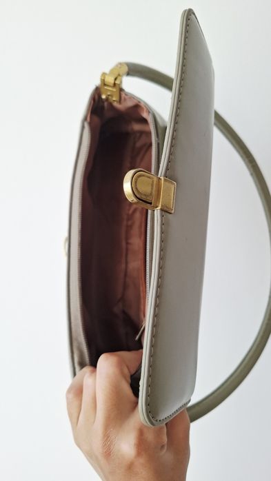 Сумка-багет из эко кожи