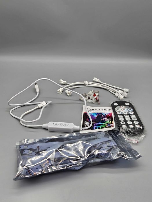 Комплект LED осветление 3м – 6 части, с дистанционно и музикален режим