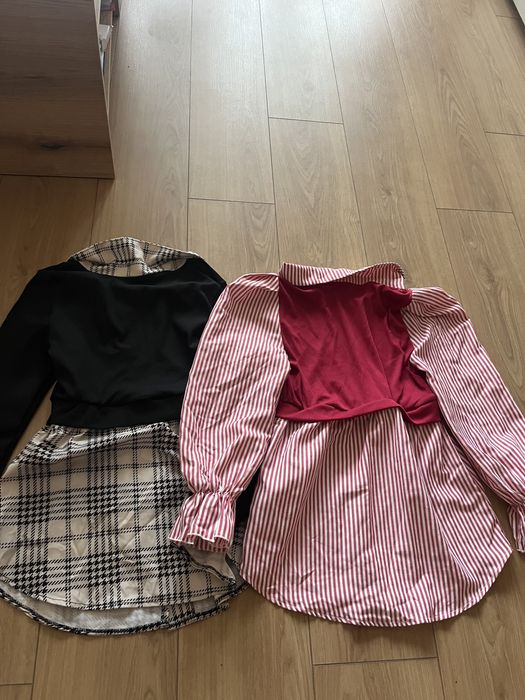 2 блузи-ризи с дълъг ръкав