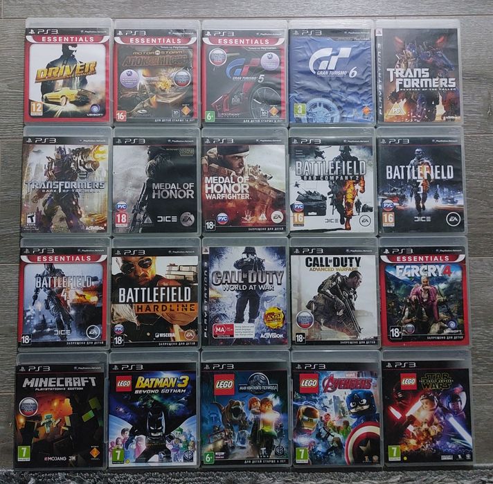 Диски Playstation 3