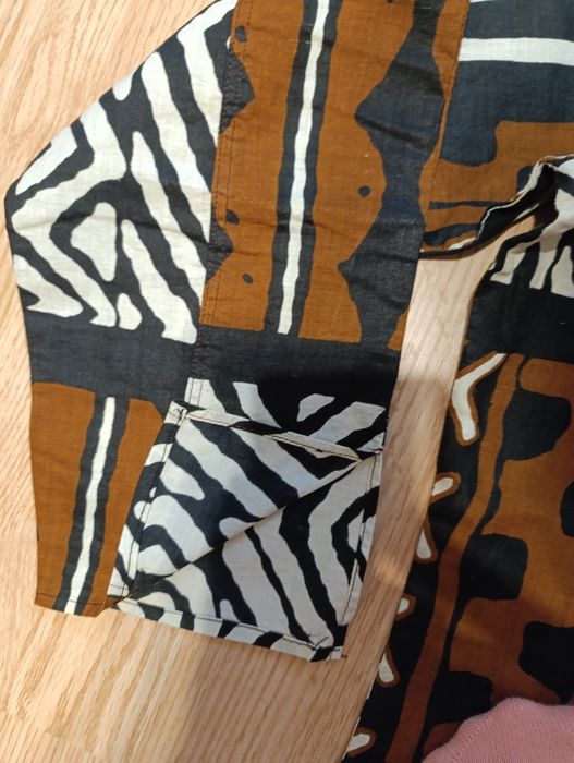Tunică din bumbac, print african, măsura L/XL