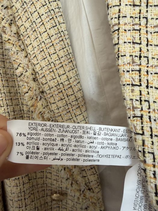 Sacou Zara  butter yellow XS
