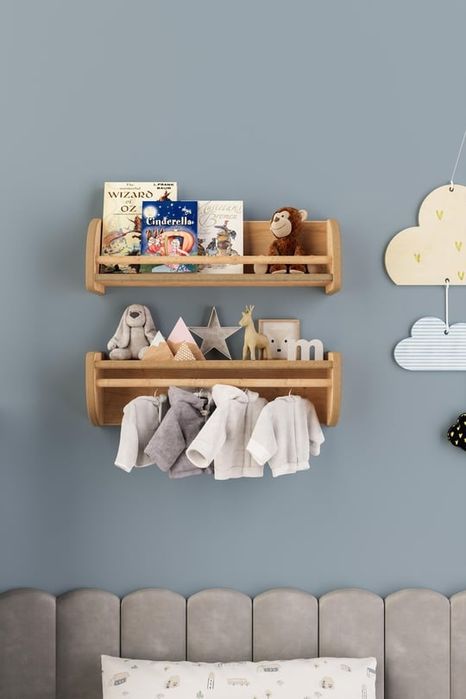 Етажерка за книги и играчки, Закачалка за дрехи