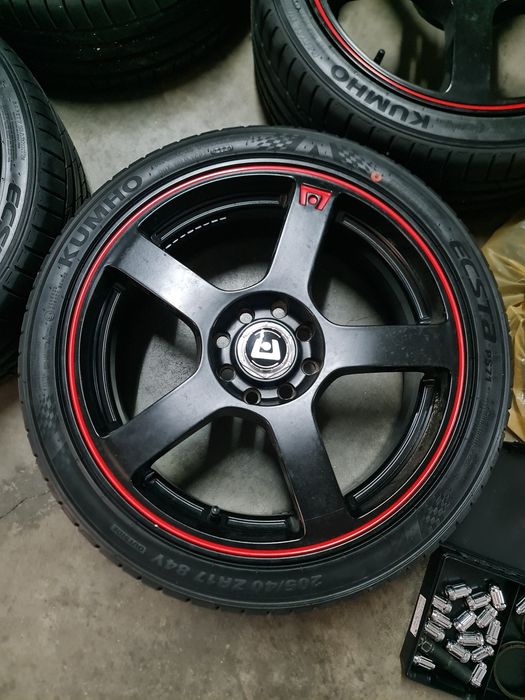 Jante ROTI Anvelope vară 17 kumho 205/40/17 FORD