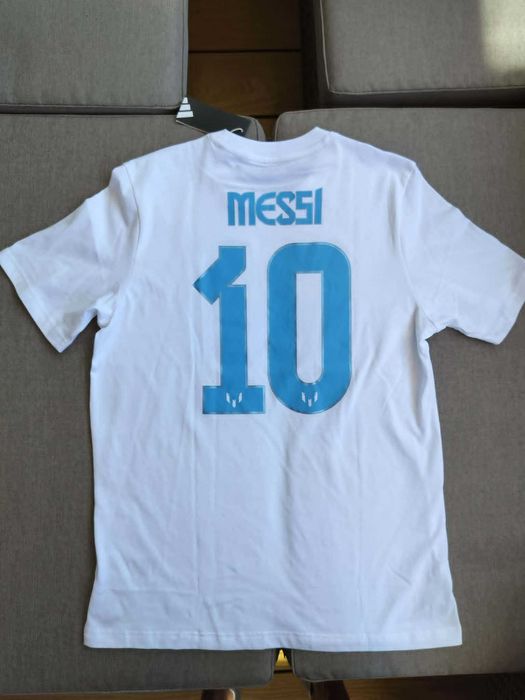 Чисто нова оригинална тениска Adidas Messi 10 N&N G размери от S до XL 100% памук