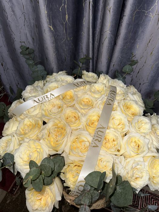 Цветы с корзиной