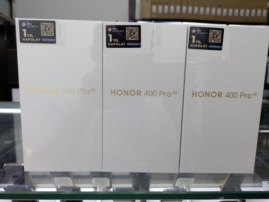 Honor 400 pro 12 512 black qora Muddatli to'lov