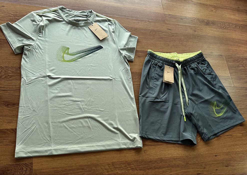 Мъжки,къс комплект Nike дишаща тениска и шушлекови панталонки