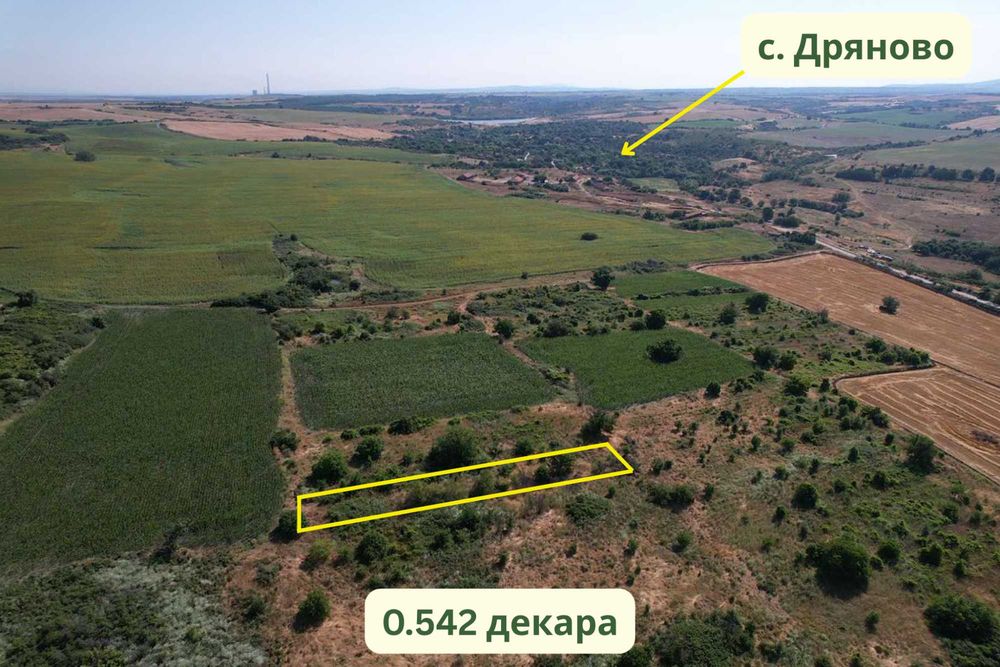 Продавам 20.634 дка земя в село Дряново ВИСОКА РЕНТА