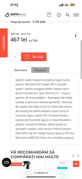 Spoiler Golf 2008-2012