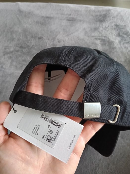 Calvin Klein Jeans seasonal printed șapcă unisex culoare negru cu logo alb mic OS noua originala