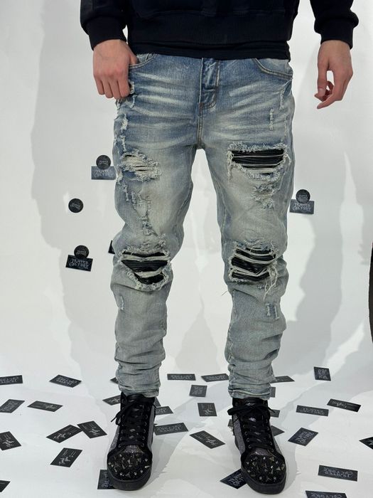 Blugi Albastrii Trapped Culture