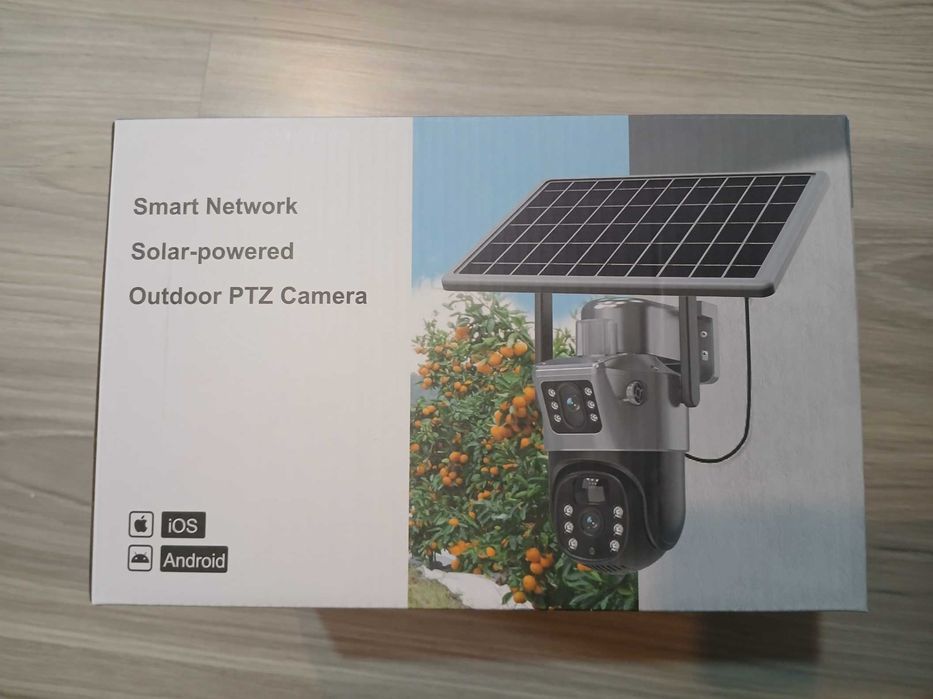 Camera de supraveghere duble Cu panouri Solare si Wi-Fi