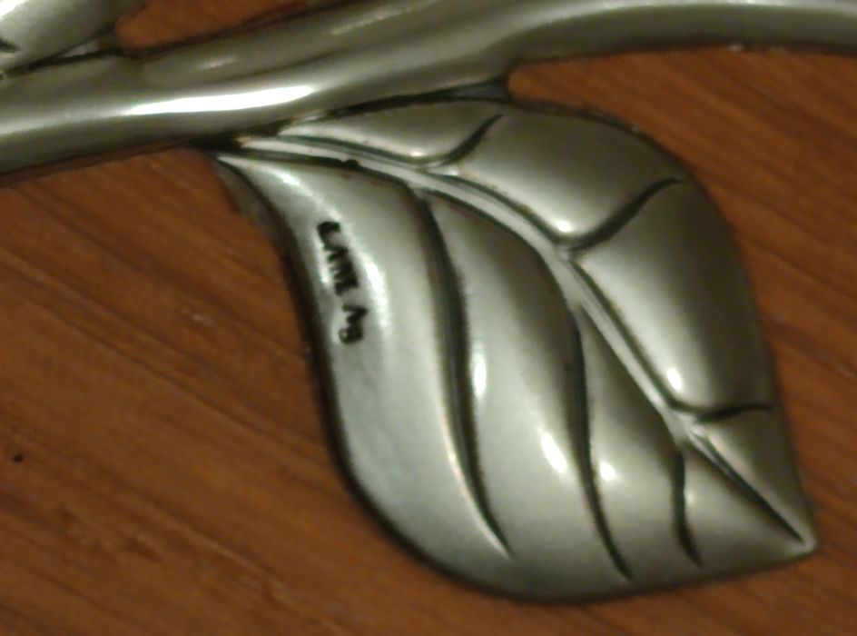 Cutie bijuterii muzicala lemn argintata 925