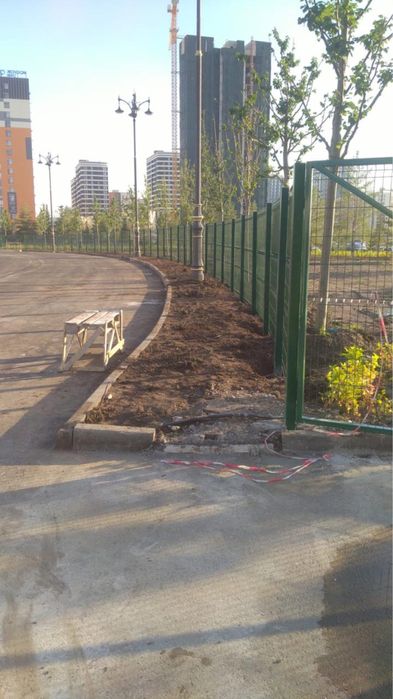 Монтаж, установка 3д забора