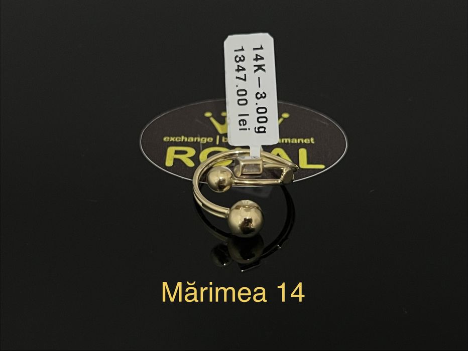 Bijuteria Royal CB : Inel dama aur 14k 3,00gr