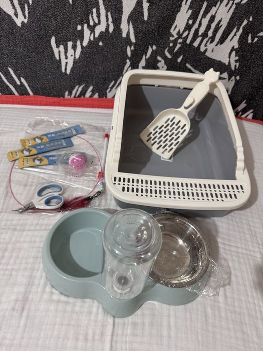 Лоток для котят в наборе