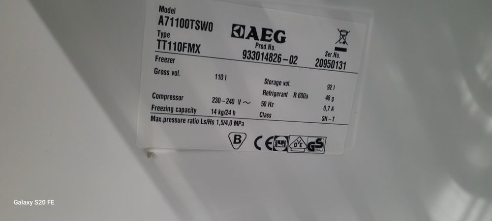Congelator Aeg 3 sertare