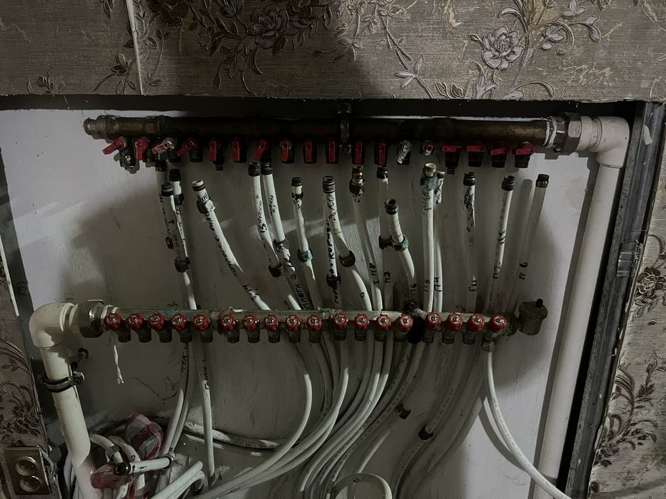 Установка тепло счетчиков.