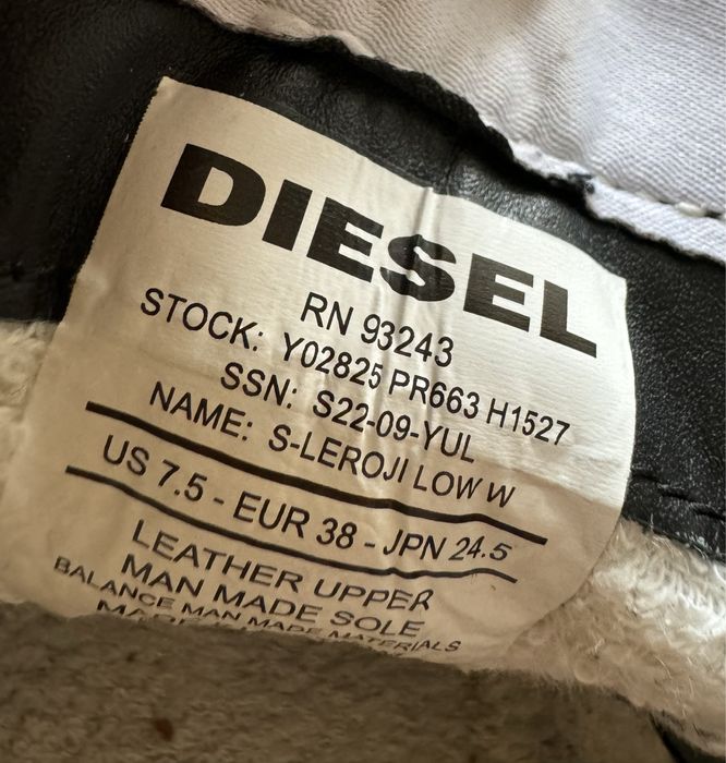 Кожени обувки DIESEL