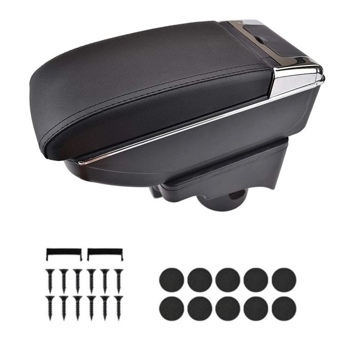 Подлакътник барче за VW Golf V MK5, VI MK6, VW Jetta V MK5 - Еко кожа